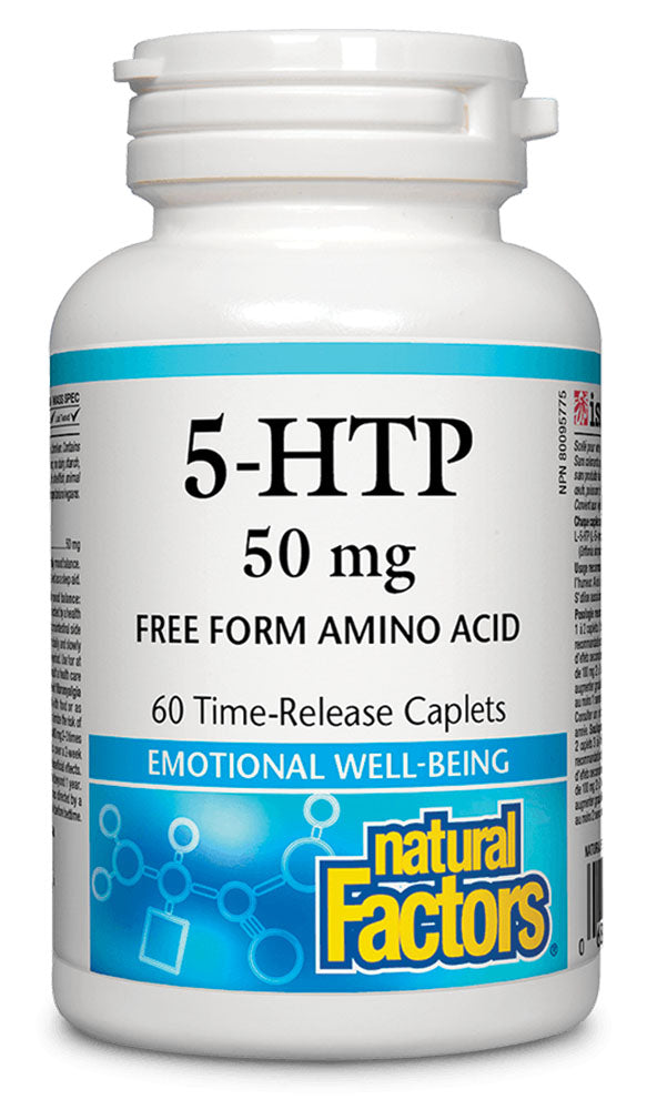 NATURAL FACTORS 5HTP (50 mg - 60 caplets)