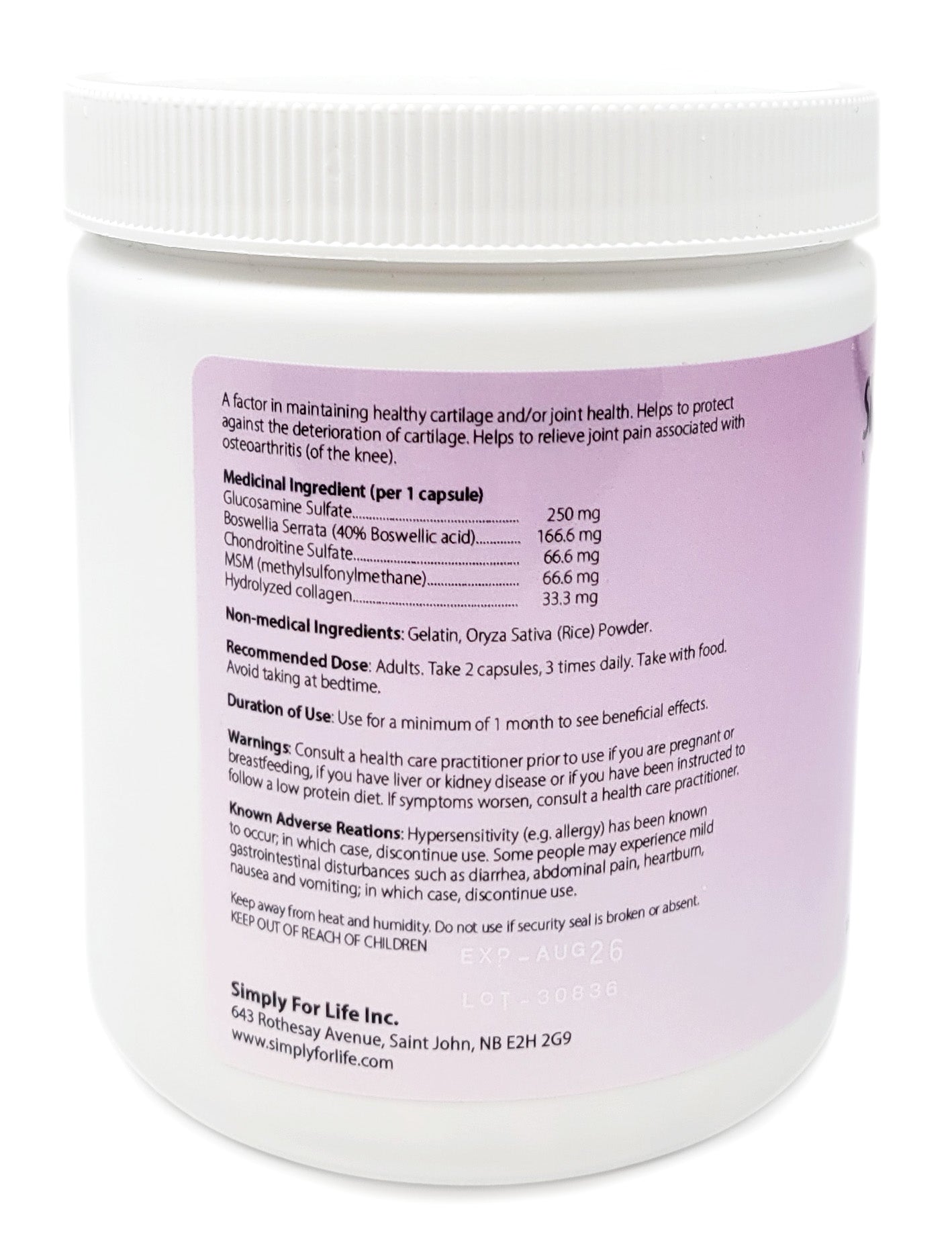 SIMPLY SANTÉ Joint Support (180 Caps)