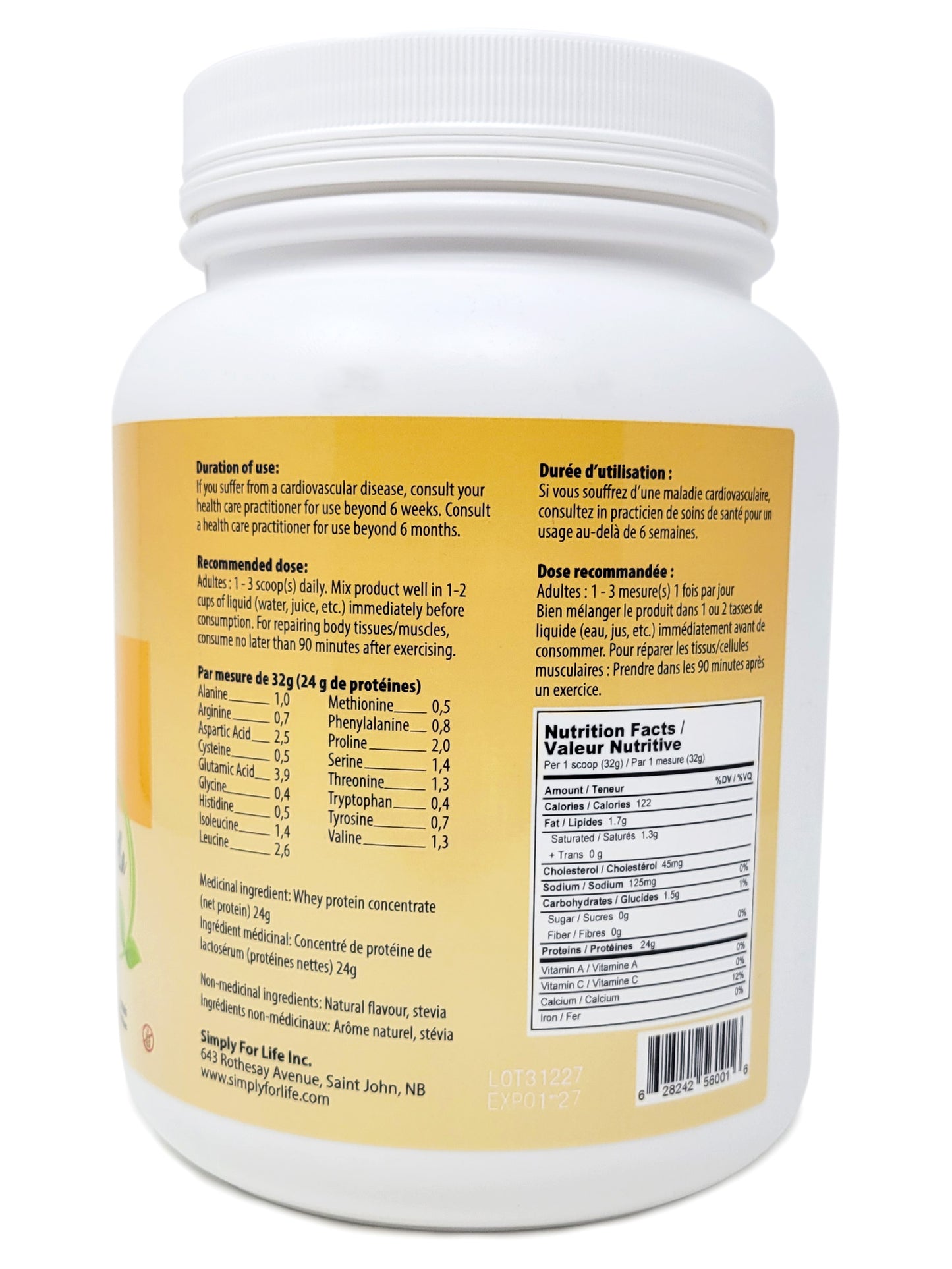 SIMPLY SANTÉ Whey Protein (Vanilla - 907 gr)