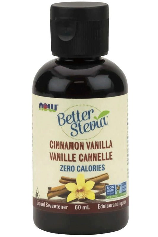 NOW BetterStevia® Liquid (Cinnamon Vanilla - 60 ml)