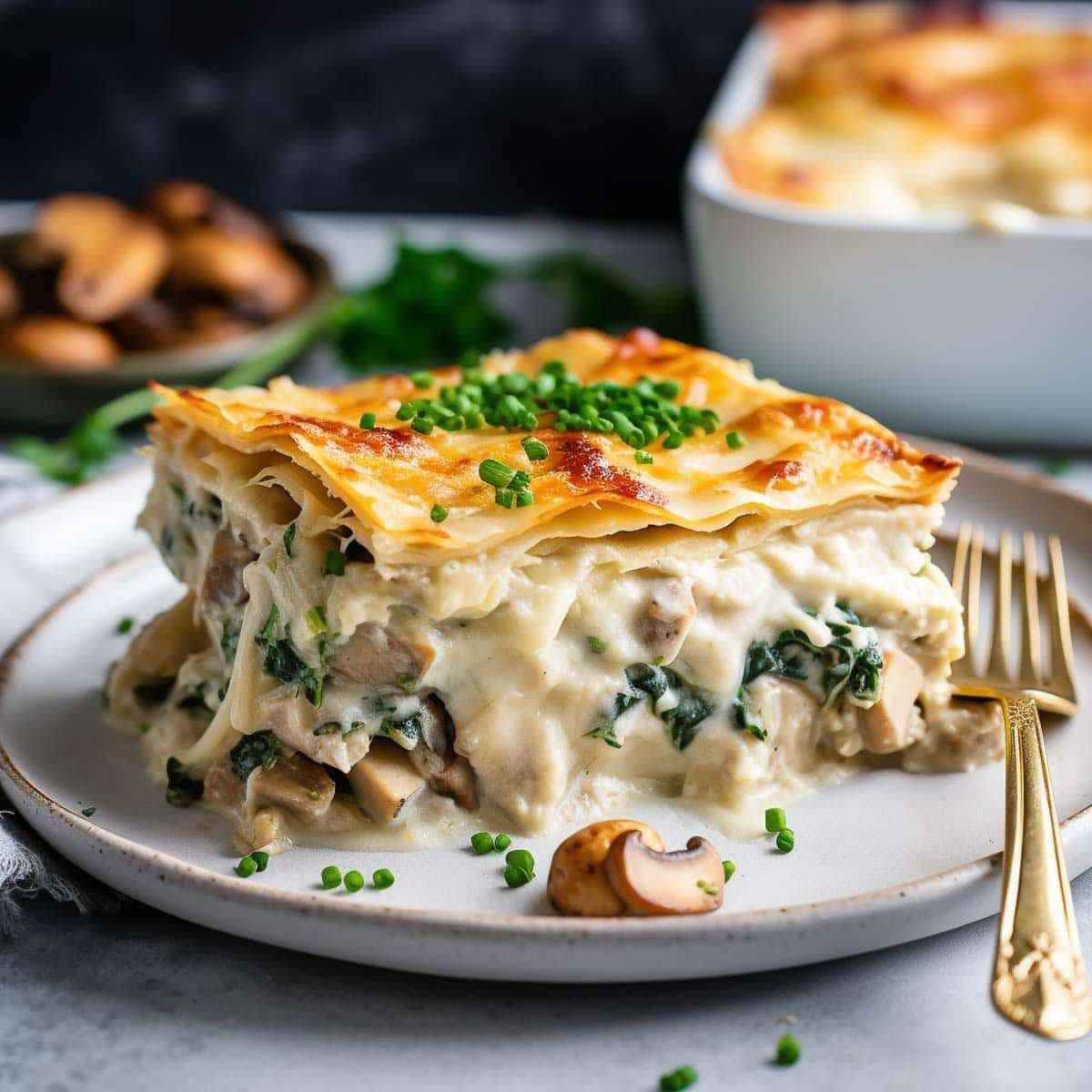 Meal - Chicken Lasagna (frozen, single serve)
