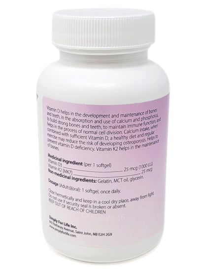 Simply Santé - D3+K2 (180softgels)