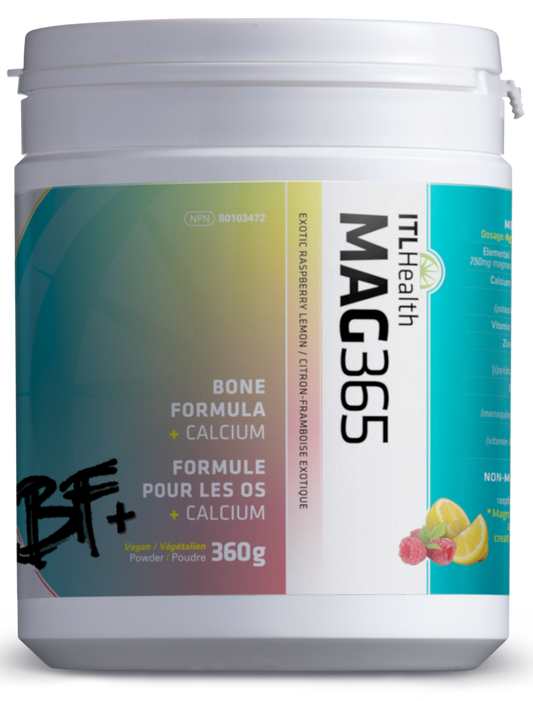 ITL HEALTH MAG365 Bone Formula + Calcium (Exotic Raspberry Lemon)