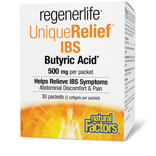 REGENERLIFE UniqueRelief IBS Butyric Acid (500 MG - 30 Softgels)