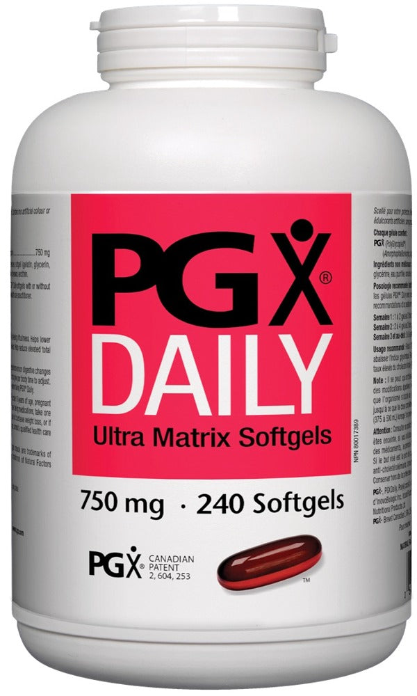 NATURAL FACTORS PGX Ultra Matrix (750 mg - 240 sgels)