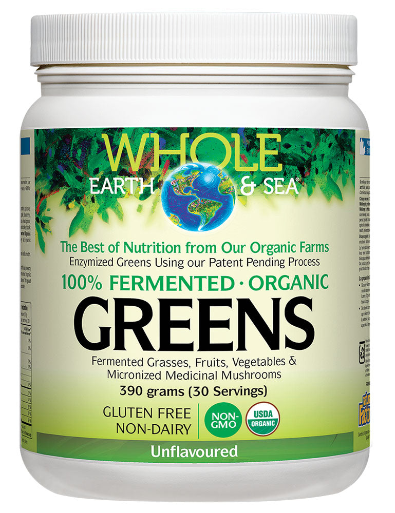 WHOLE EARTH & SEA Organic Greens (Unfavoured - 390 gr)