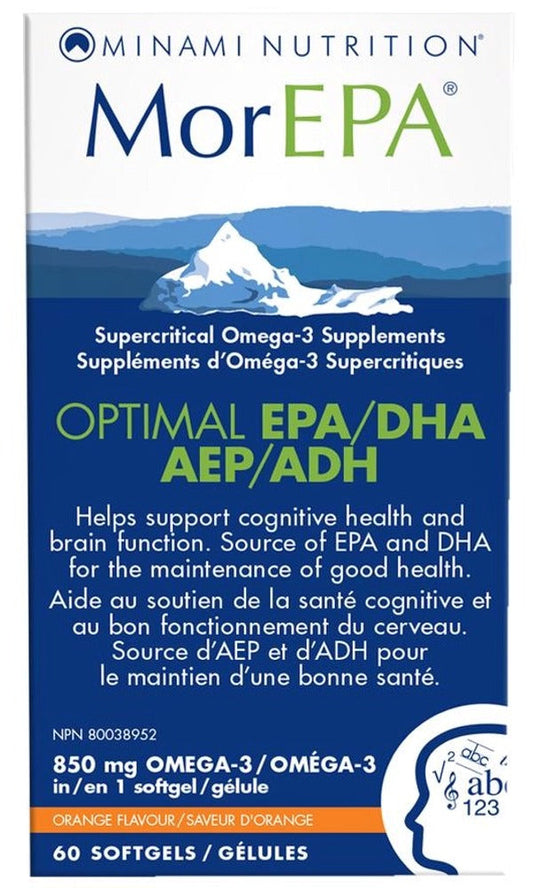 MINAMI MorEPA Optimal EPA/DHA Softgels (Orange - 60 sgels)