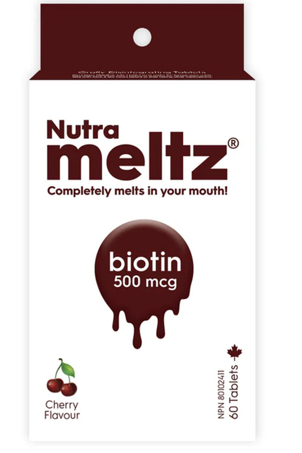 NUTRAMELTZ Biotin (500 mcg - 60 Melts)