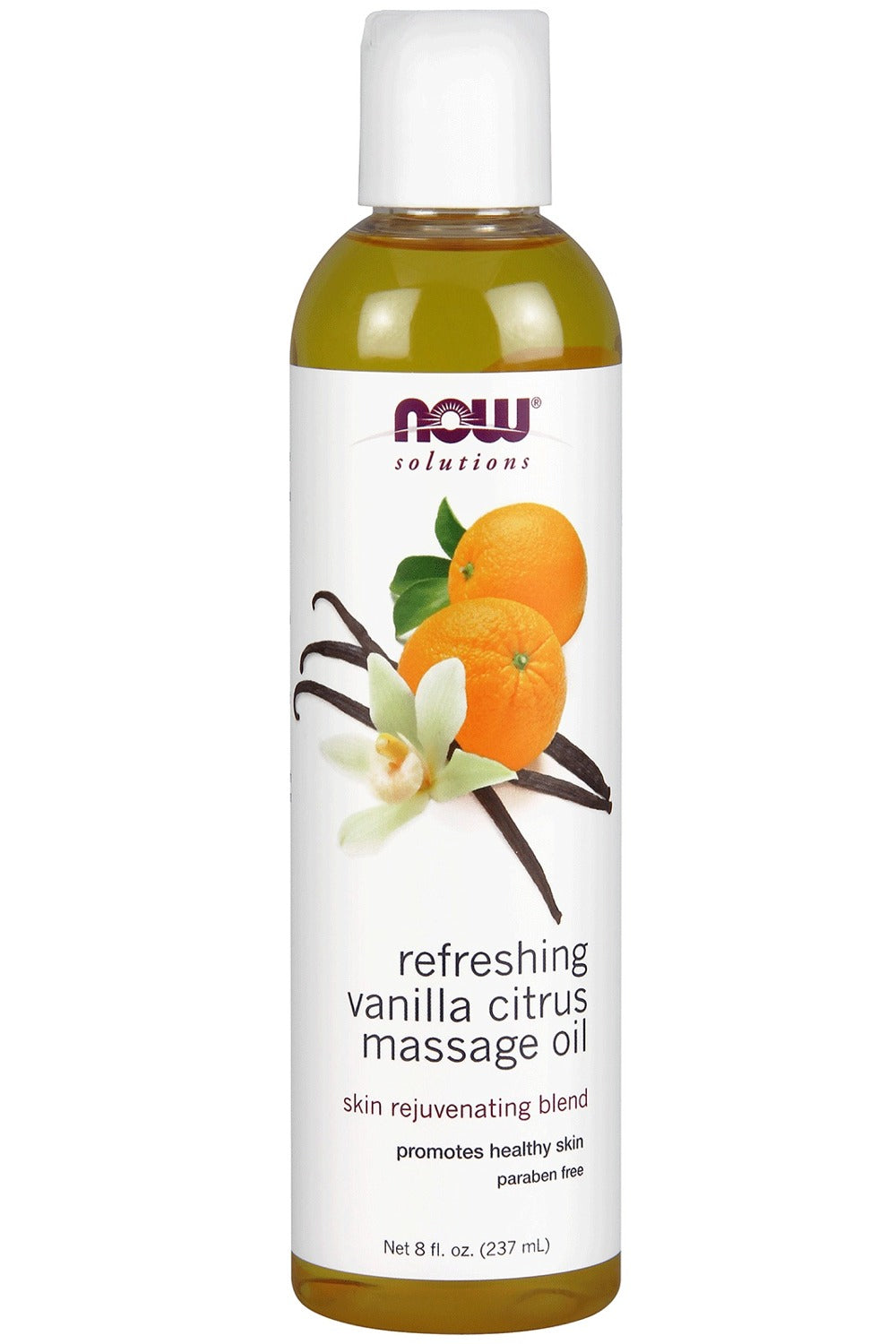 NOW Vanilla Citrus Massage Oil  (237 ml)