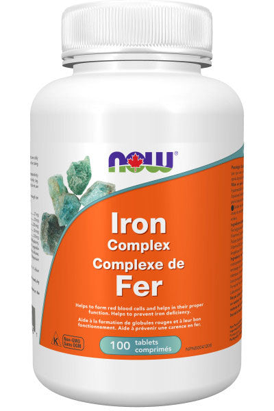 NOW Iron Complex (100 tabs)