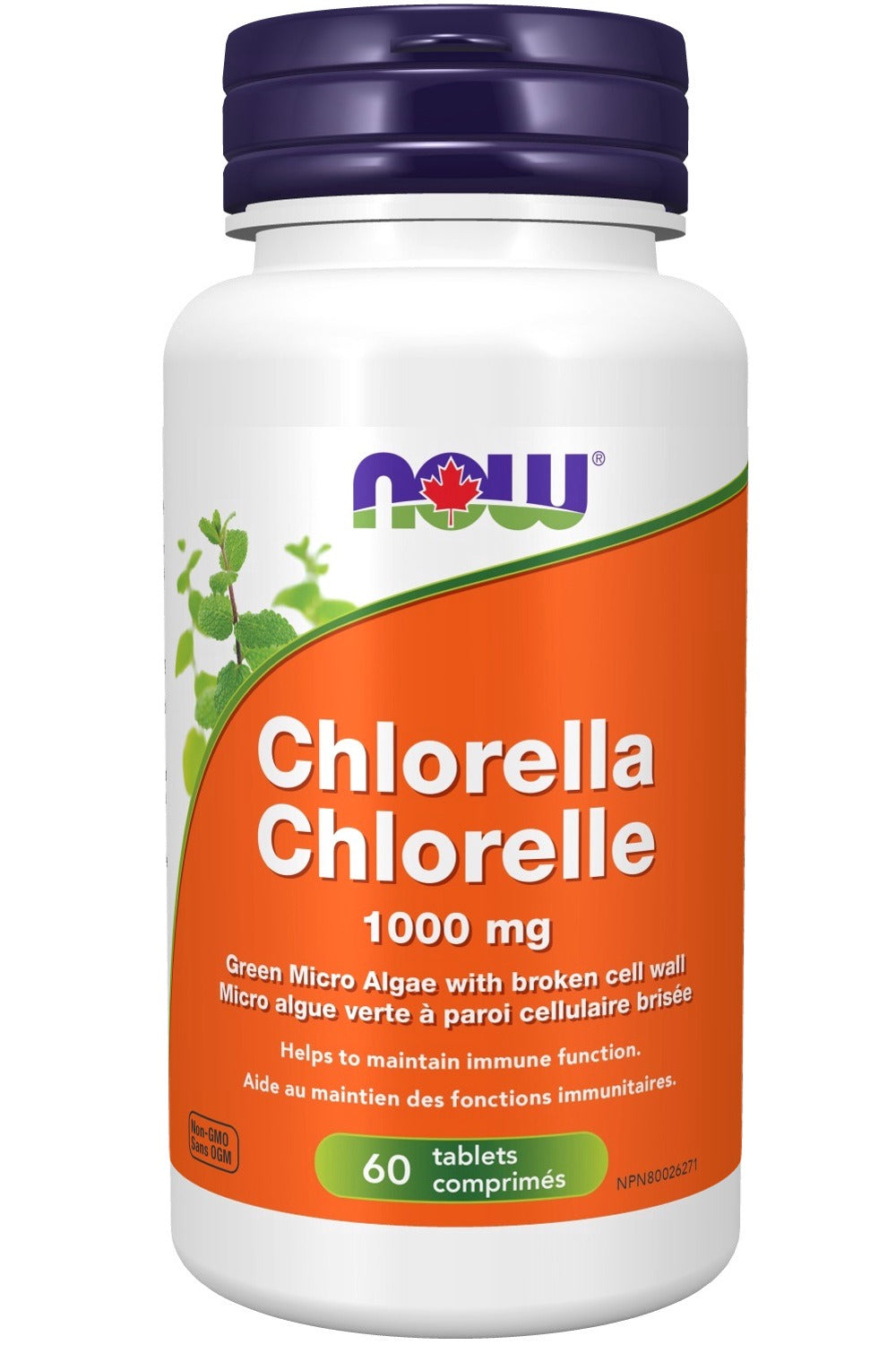 NOW Chlorella (1000 mg - 60 vcaps) 