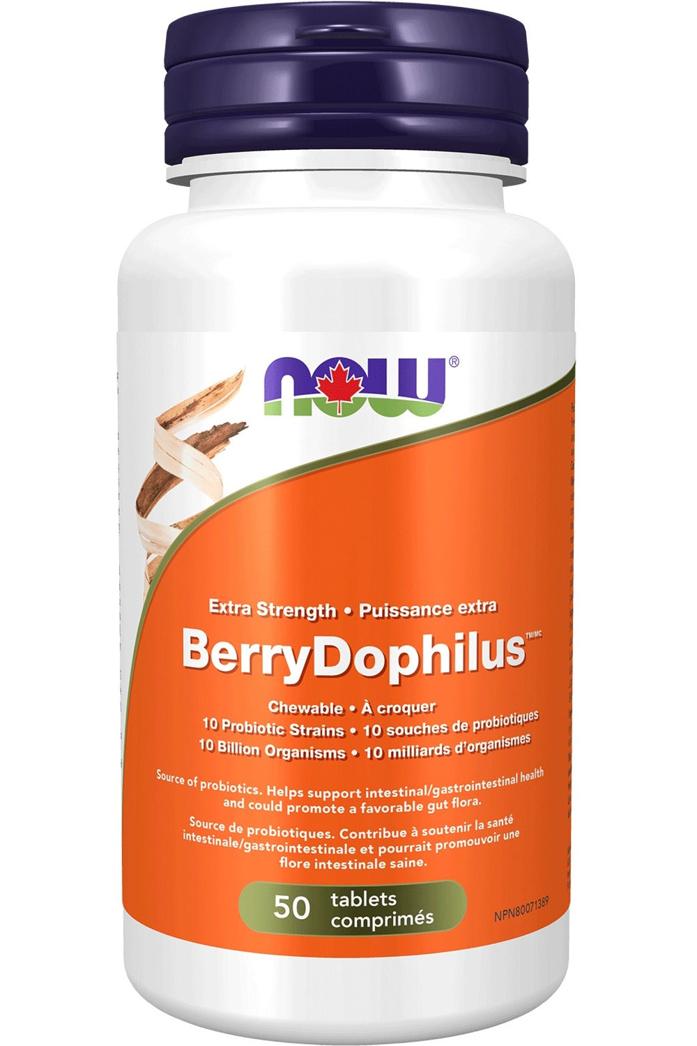 NOW BerryDophilus (Extra Strength 50 Chewables)