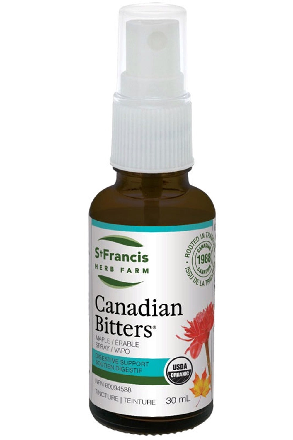 ST FRANCIS HERB FARM Canadian Bitters Maple Spray (30 ml)