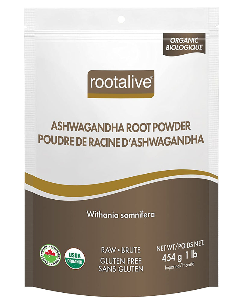 ROOTALIVE Organic Ashwagandha Root Powder (454 gr)