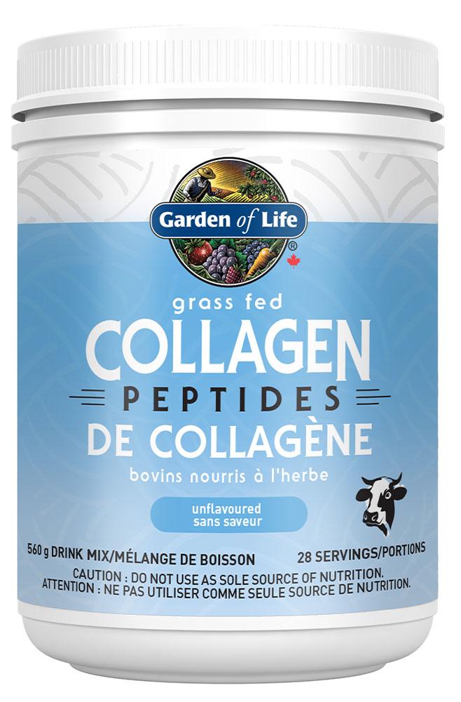 GARDEN OF LIFE Grass Fed Collagen Peptides (Unflavoured - 560 gr)