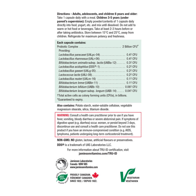 Jamieson Acidophilus Super Strain